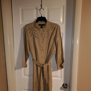 Ashley Stewart Linen Dress